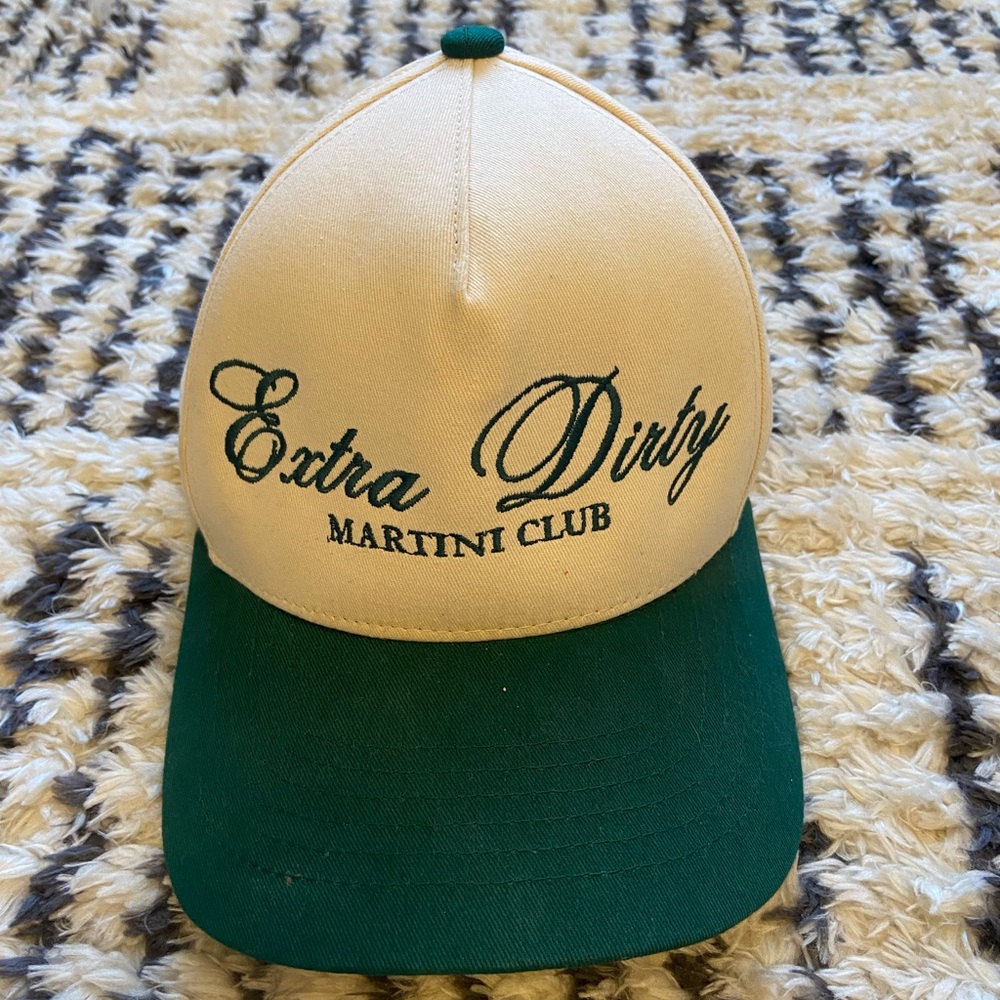 Ginneca Row Green Extra Dirty Martini Club Trucker Hat - Picture 5 of 12